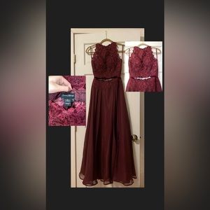Two Piece Formal Dress
